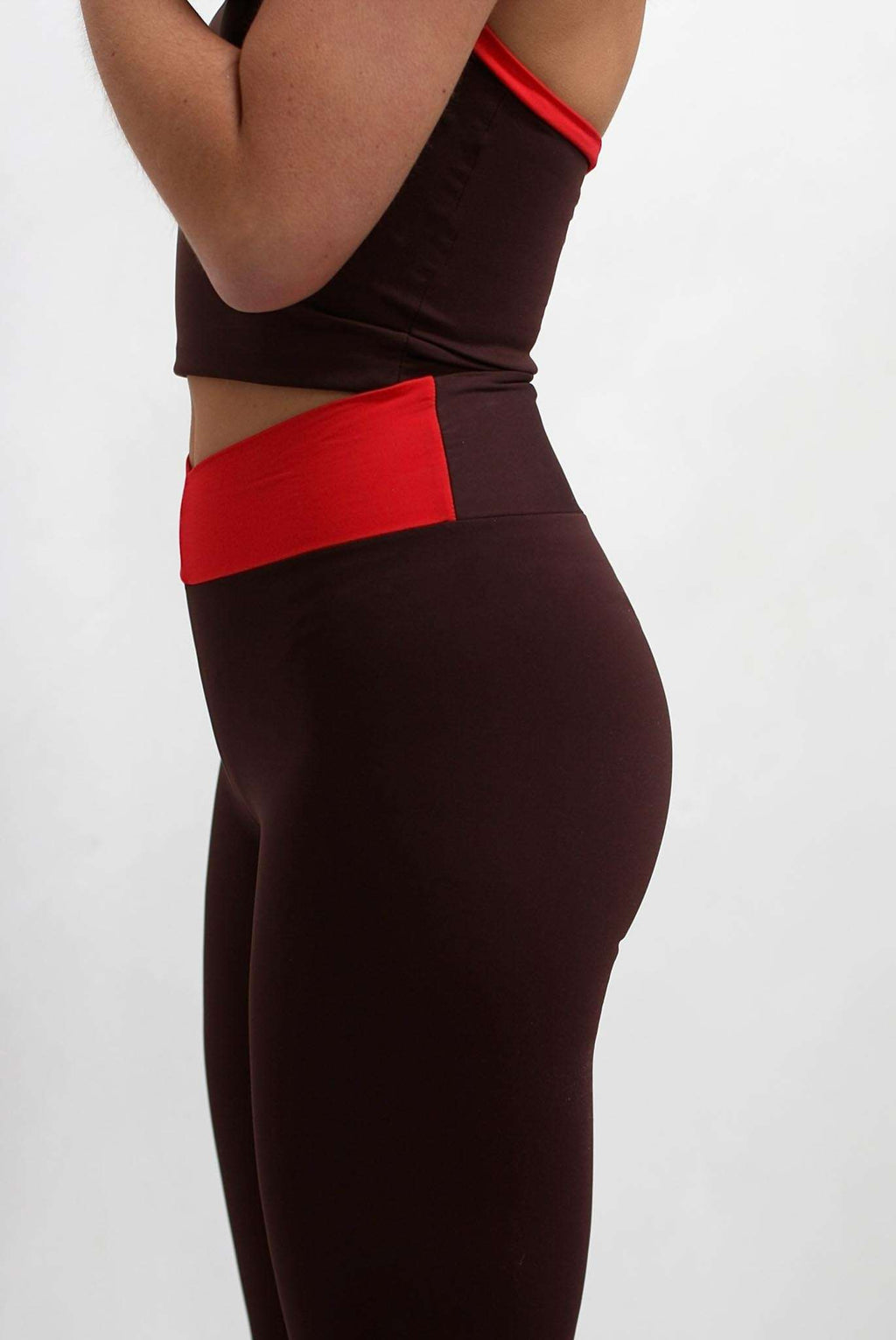 LEGGING BERTA - CHOCOLATE RED