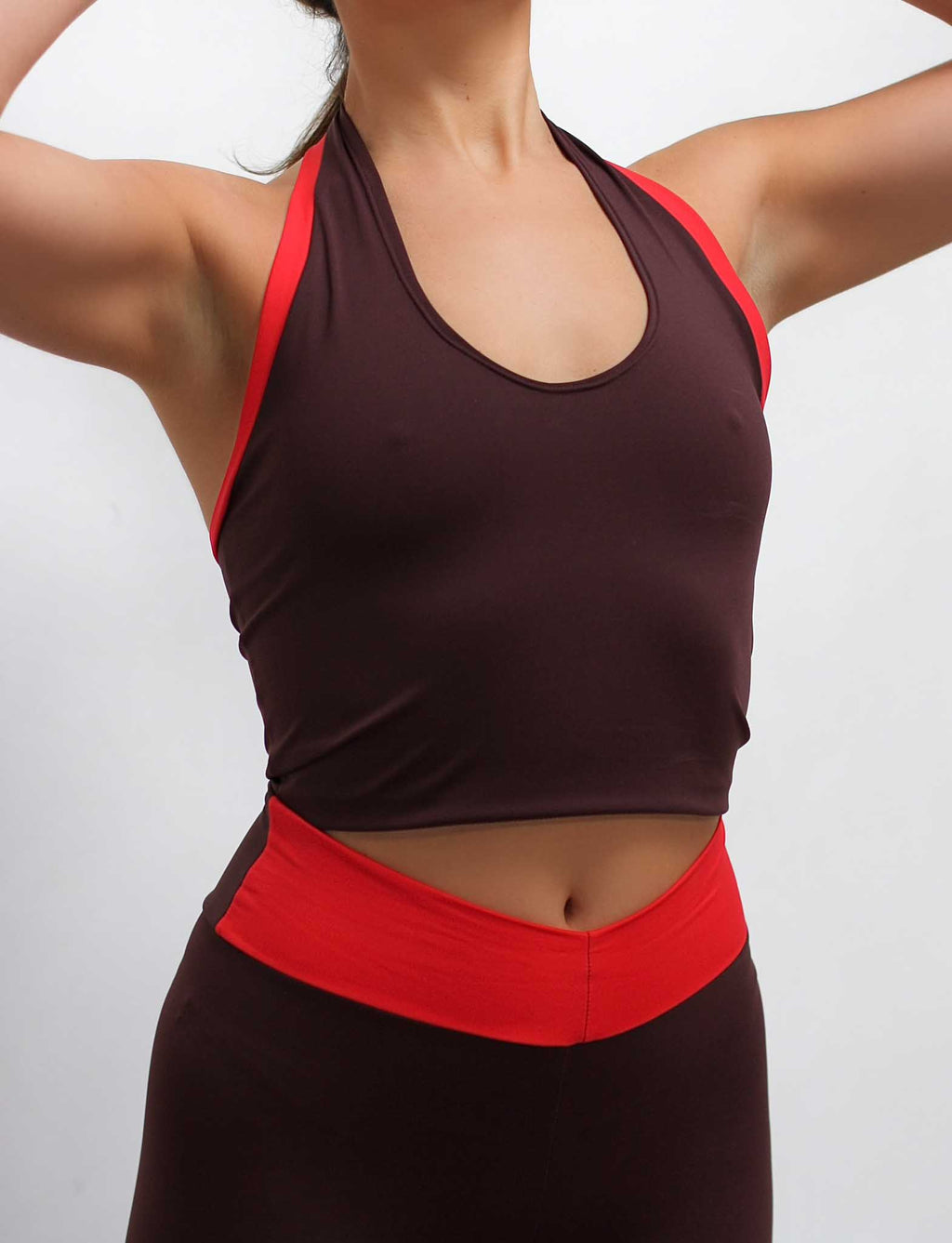 LEGGING BERTA - CHOCOLATE RED