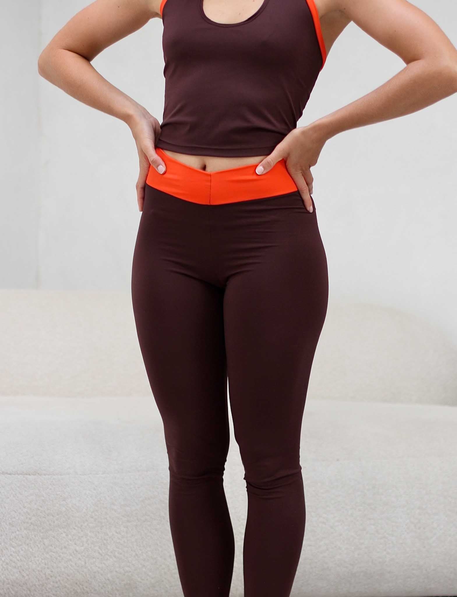 LEGGING BERTA - CHOCOLATE ORANGE