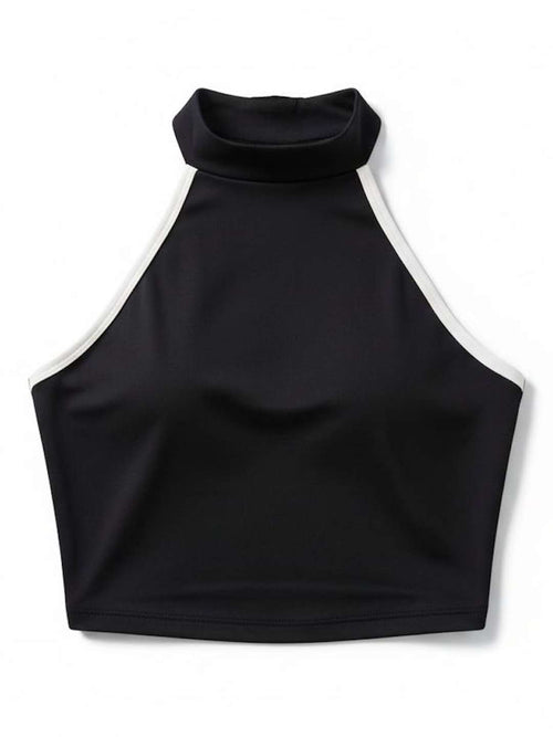 TOP NINA - SILVERBLACK