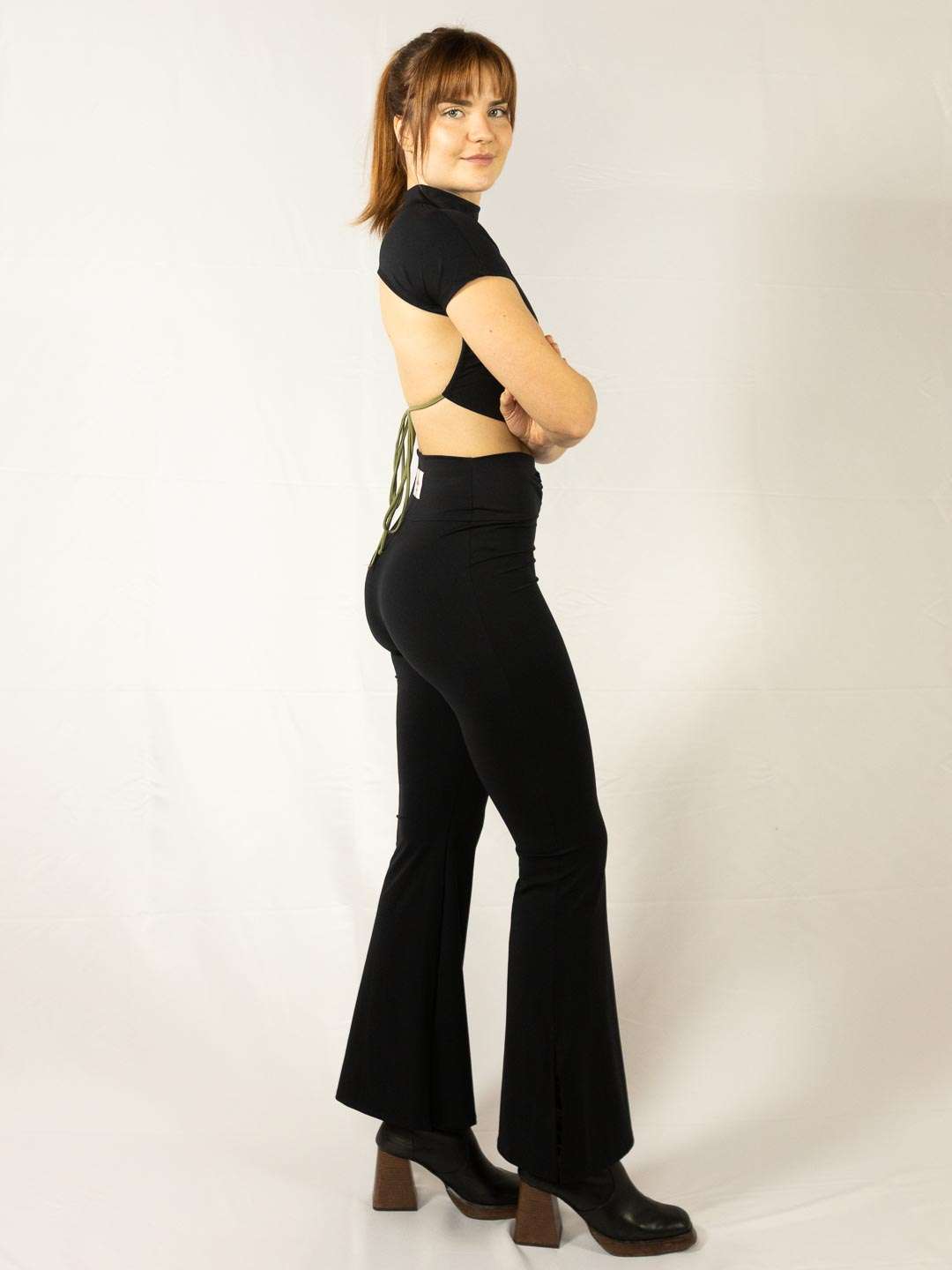 TOP CLAIR - Black