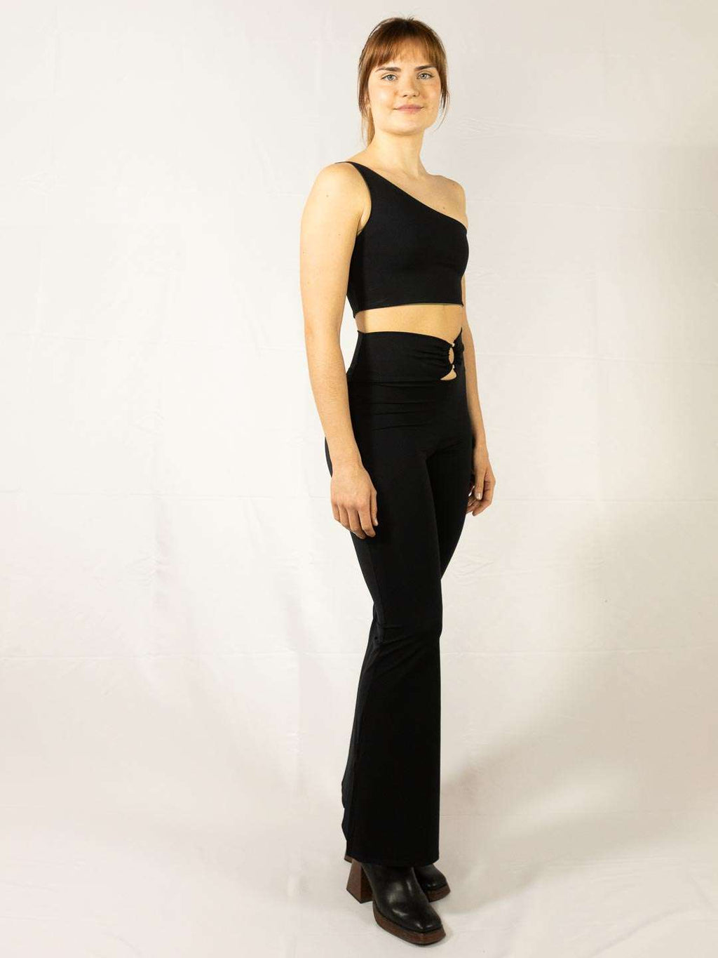 TOP INÉS REVERSIBLE - Black Olive