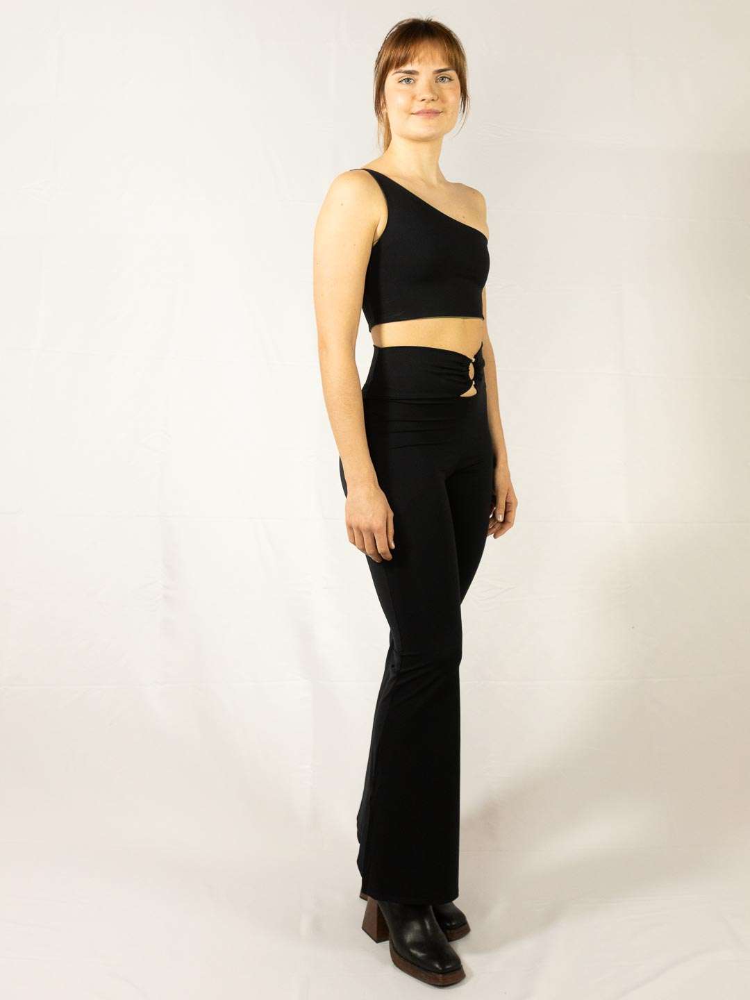 TOP INÉS REVERSIBLE - Black Olive