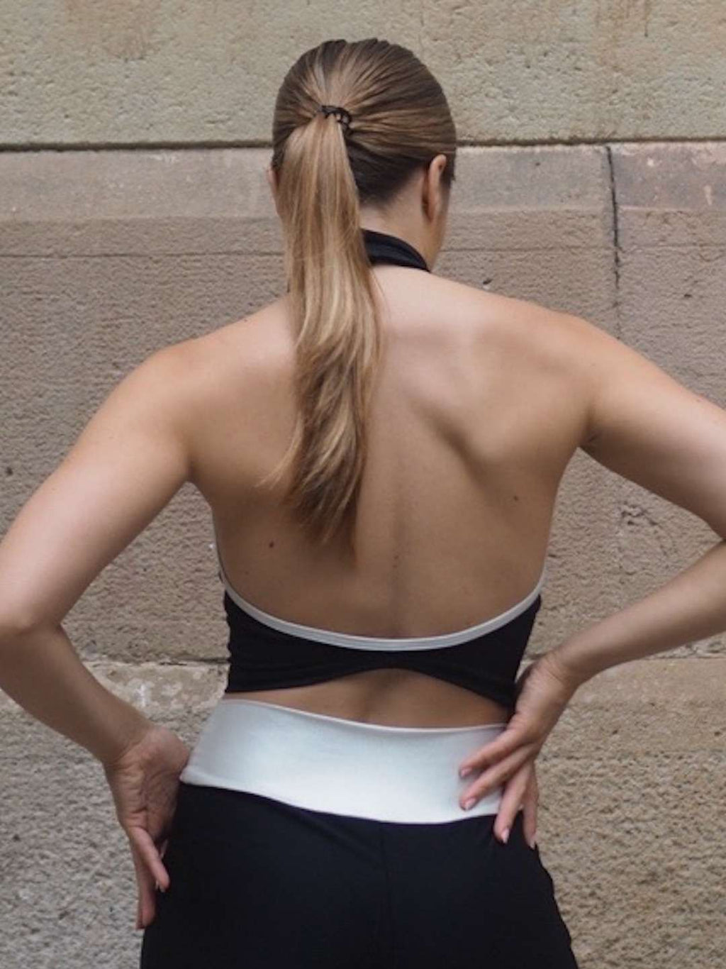 TOP NINA - SILVERBLACK