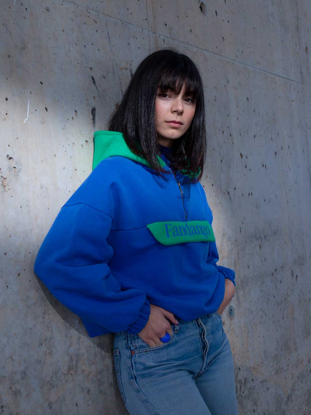 SUDADERA ADRI-ANNA - Arándano