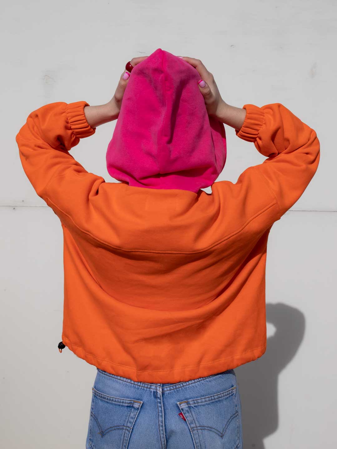 SUDADERA ADRI-ANNA - Mandarina